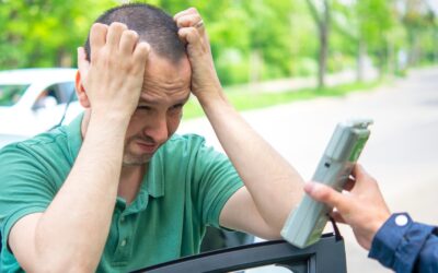 Control de alcoholemia con el coche estacionado